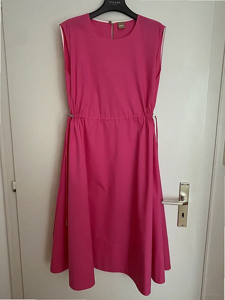 Boss Kleid Baumwolle Rosa Gr. 40 Neu