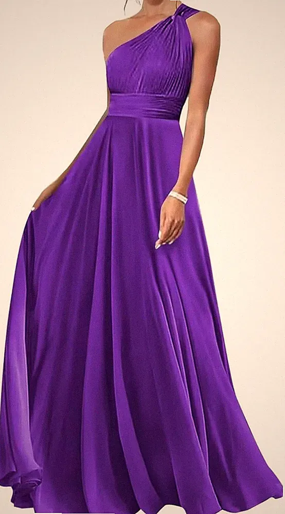 Brautjungfernkleid Lang Elegant Hochzeitsgast Kleid Für Damen Bridesmaid