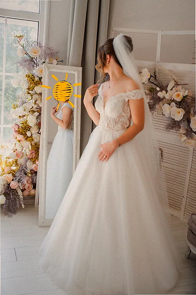 Brautkleid, Prinzessin, Hochzeit, Hochzeitstag, Größe S