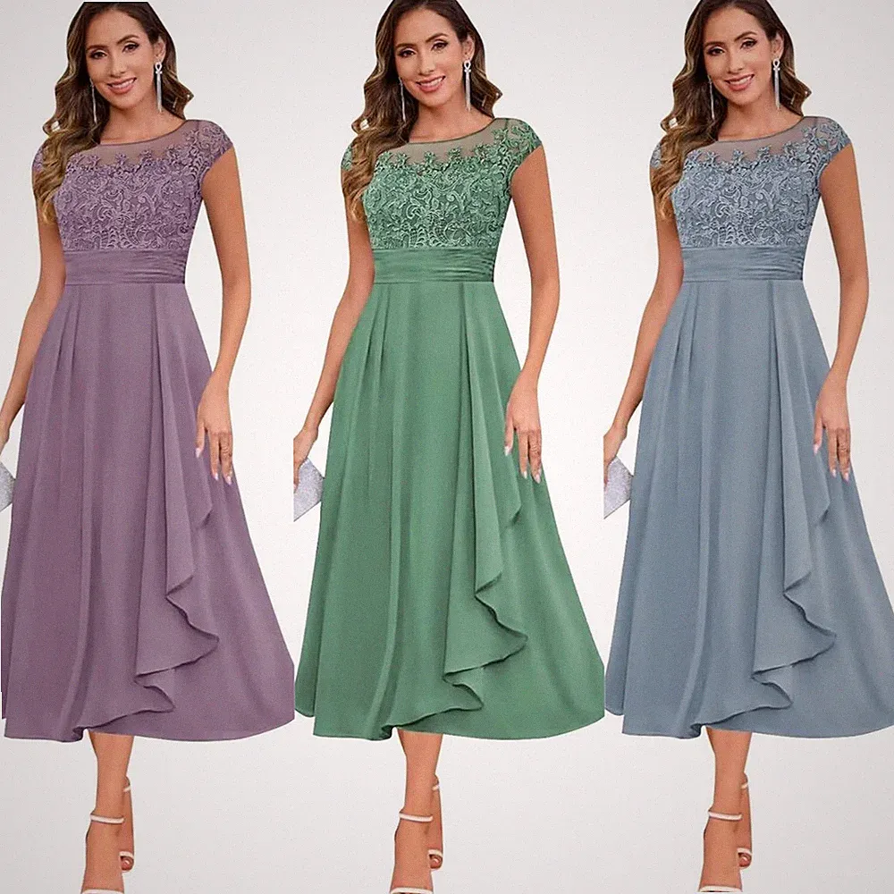Brautmutterkleider Abendkleid Für Damen Hochzeitsgast Kleid Party Kleider