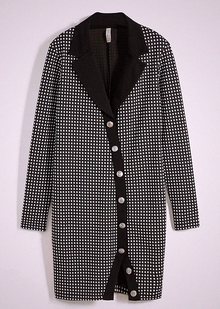 Businesskleid mit Kragen Gr. 36/38 Schwarz Damen Minikleid Etuikleid Neu*