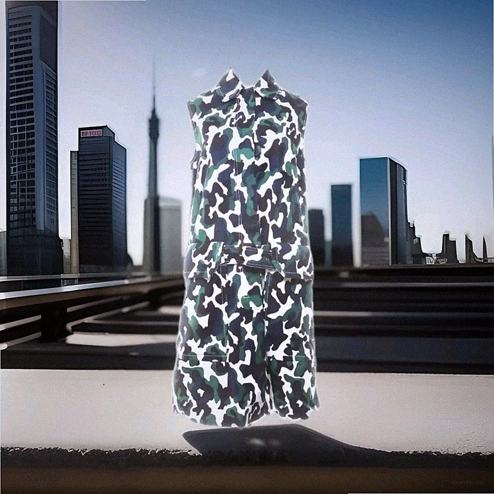 By Marlene Birger Kleid, Gr.38/40, M, Oversize, Camouflage Top-❤️