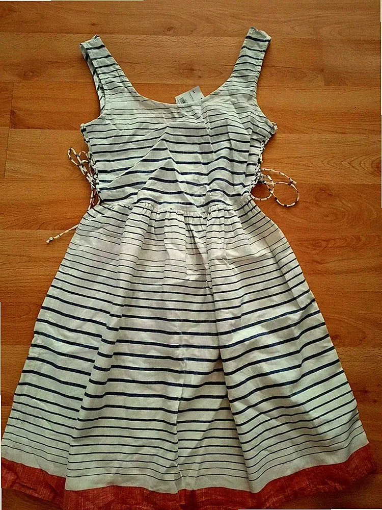 C&A Clockhouse Neu mit Etikett Damen Mädchen Sommer Kleid Gr. S / 34 gestreift