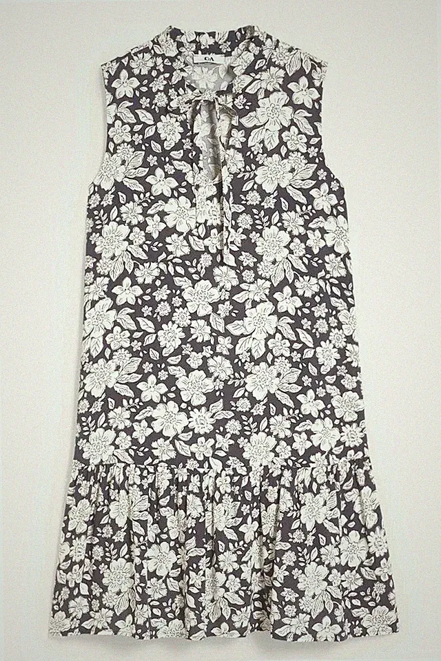 C&A Kleid A-Linie Gr. 36 Longbluse Top Minikleid geblümt Longtop Shirt ... NEU