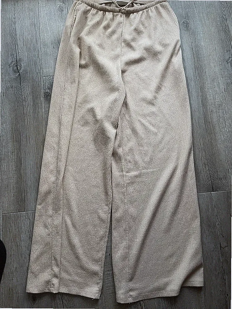 C&A Mädchen Sommer Hose beige Gr. 158