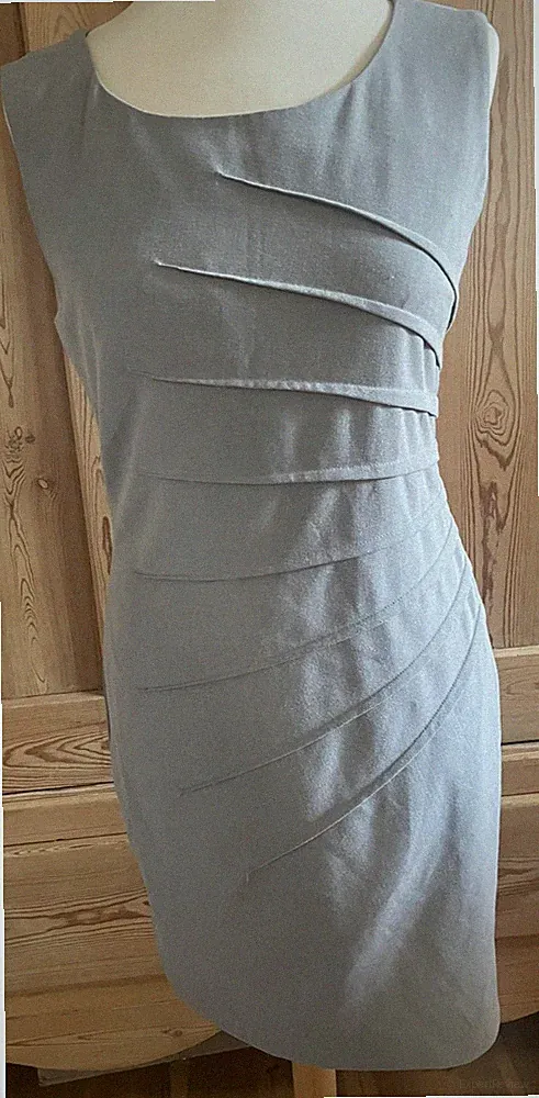 Calvin Klein Kleid Etuikleid Damen Gr.36 ( 38) ,sehr guter Zustand, Grau