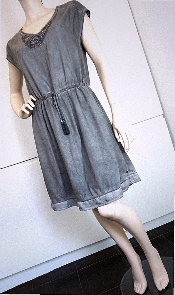 CECIL Damen Kleid Tunika Hippie Trend Festival Blogger Strand A Linie Gr S