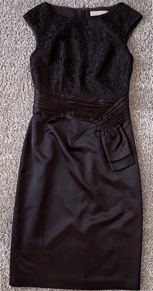 Christian Berg +++ Etuikleid - Abendkleid in dunkelblau Gr. 32 Jugendweihe