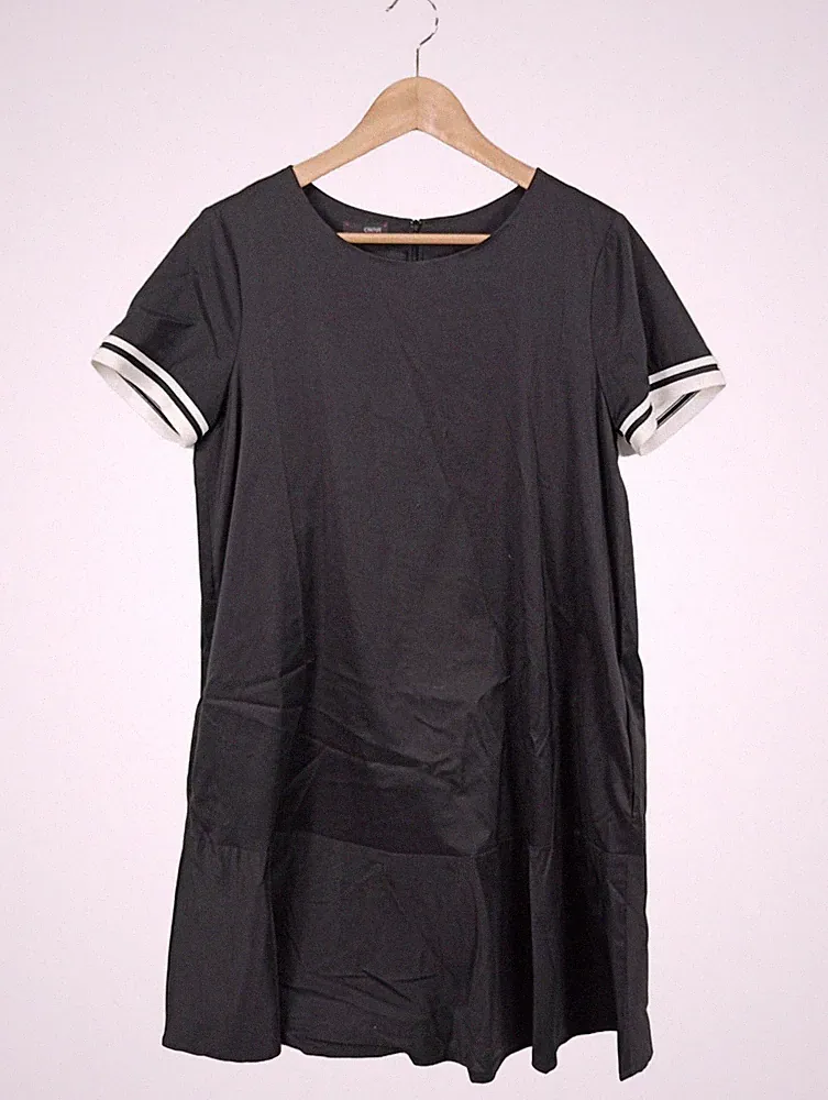 CINQUE A-Linien Kleid Damen Kleid Gr. DE 40 schwarz Casual-Look