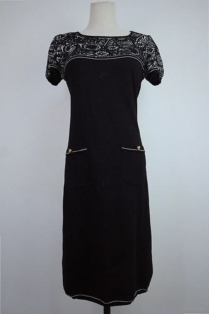 CLASS ROBERTO CAVALLI KLEID DAMENKLEID GR 1 DRESS WOMAN ITALY VINTAGE WOLLE