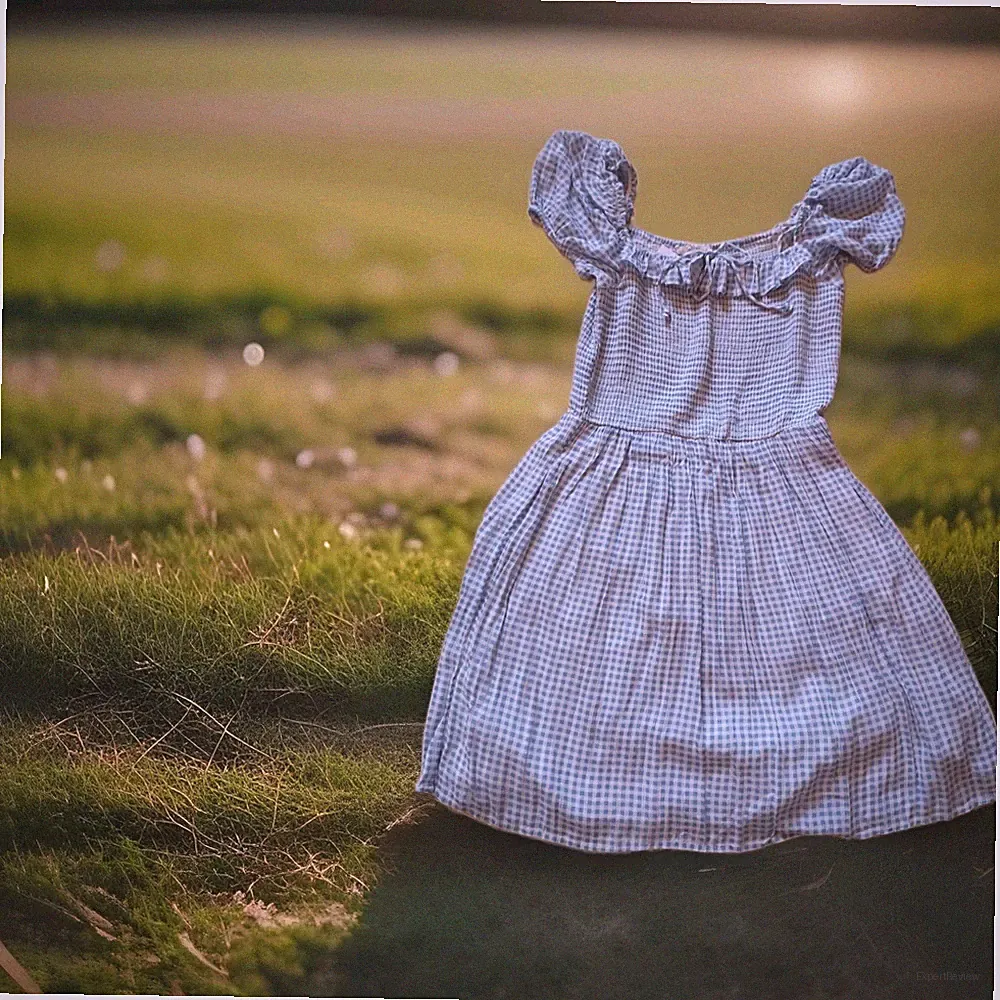 Clockhouse Kleid Sommerkleid Gr 40 M L 38 Kariert Babydoll Empirestil C&A