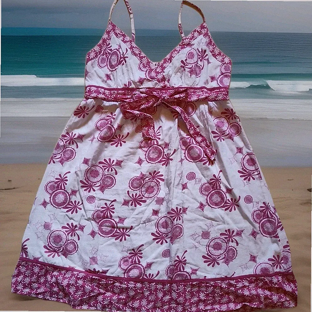 Clockhouse Sommerkleid Kleid Gr XL 42 44 L Babydoll Empire mit Schleife C&A