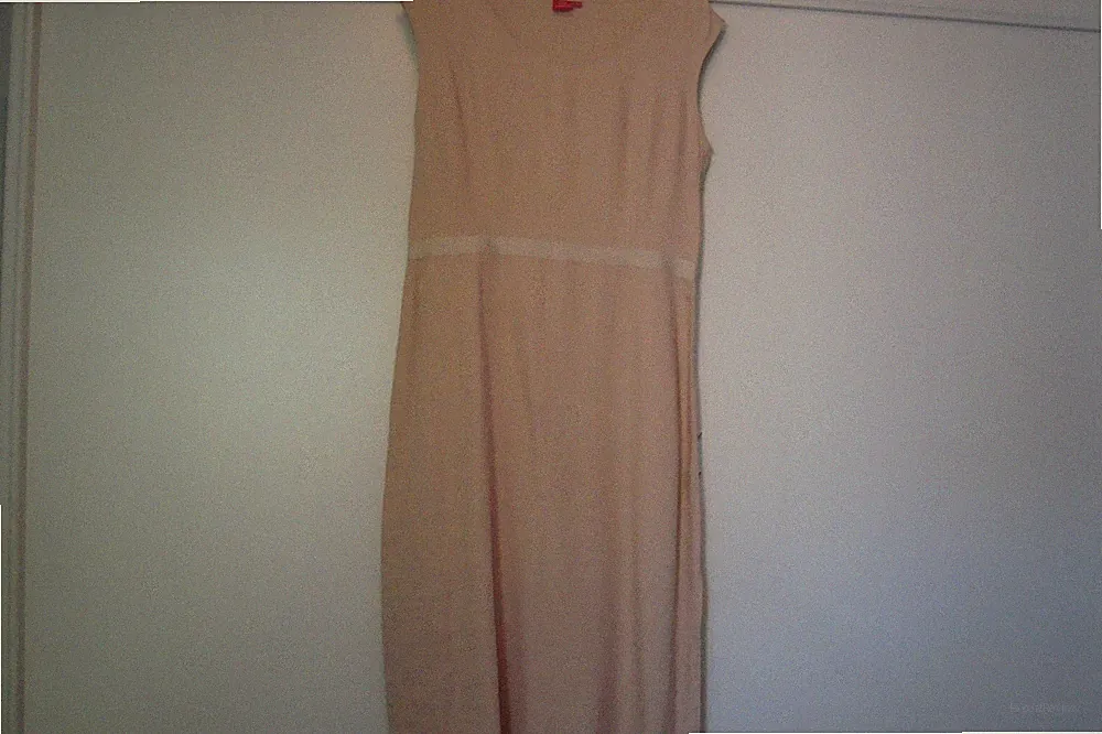 Clothcraft by Windsor Sommer Kleid wadenlang apricot Nude Gr. 40