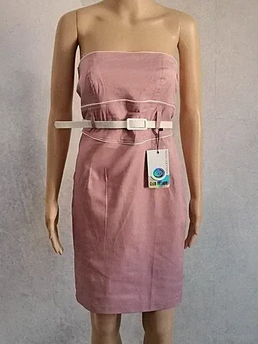 Club Frendy Süß Kleid Etui Abendkleid Cocktailkleid mit verstellbaren Trägern