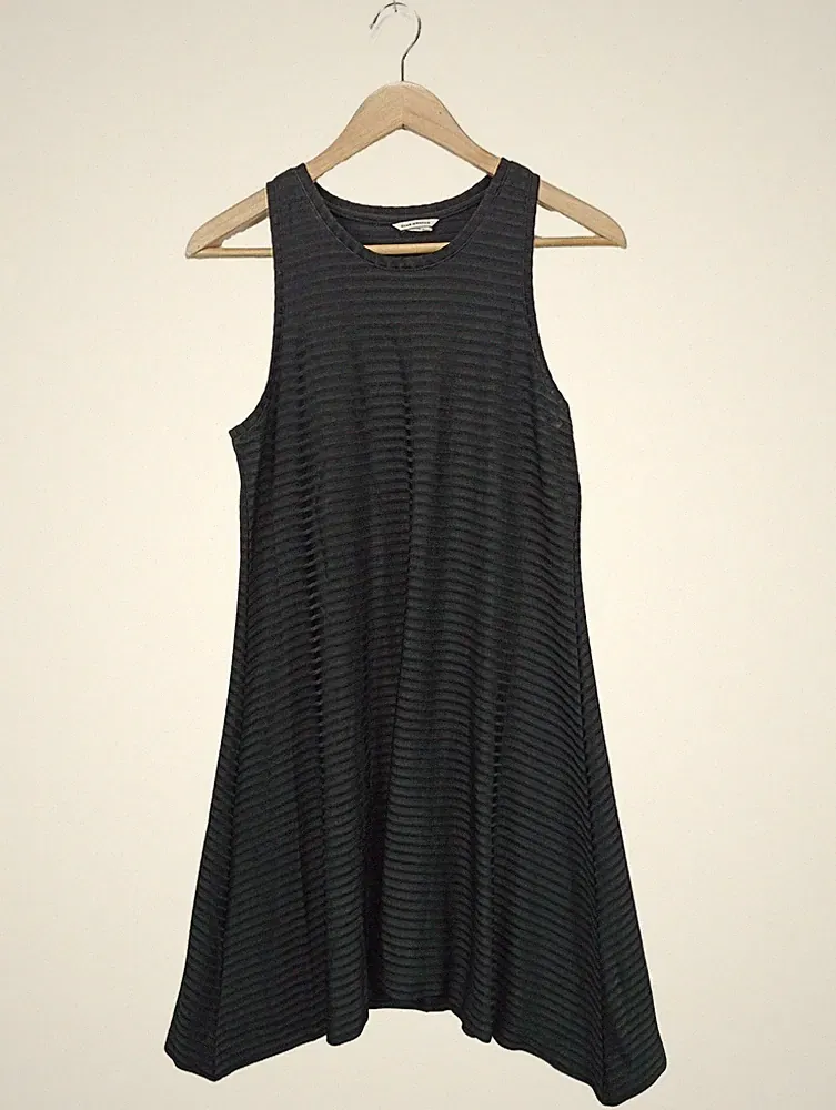 CLUB MONACO A-Linien Kleid Damen Kleid Gr. DE 36 schwarz Casual-Look