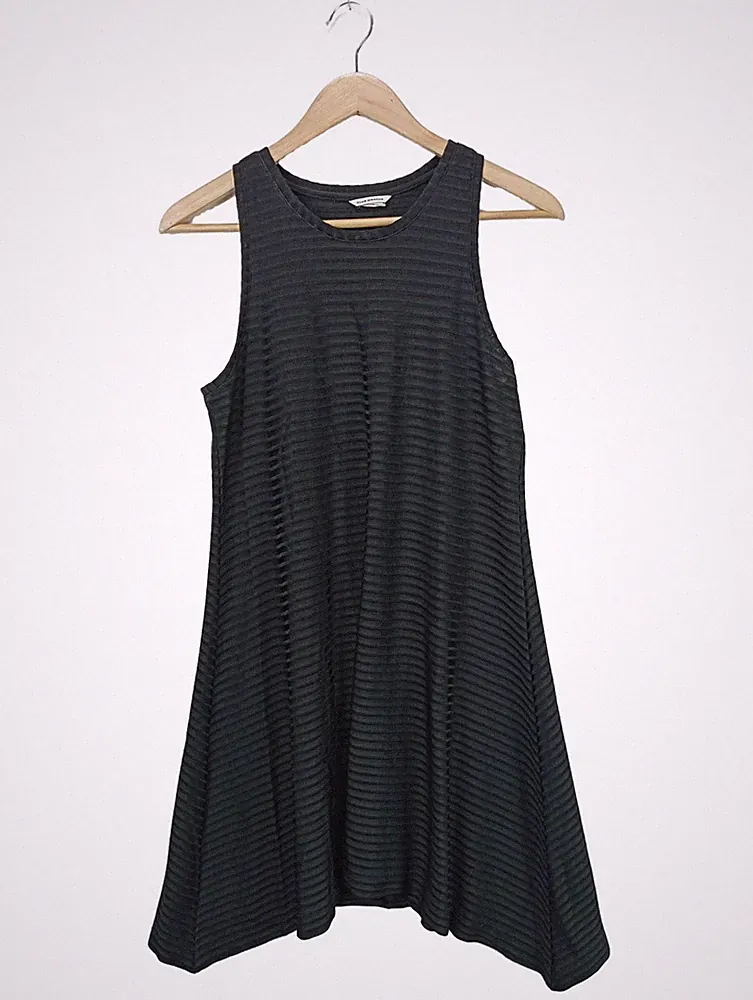 CLUB MONACO A-Linien Kleid Damen Kleid Gr. DE 36 schwarz Casual-Look