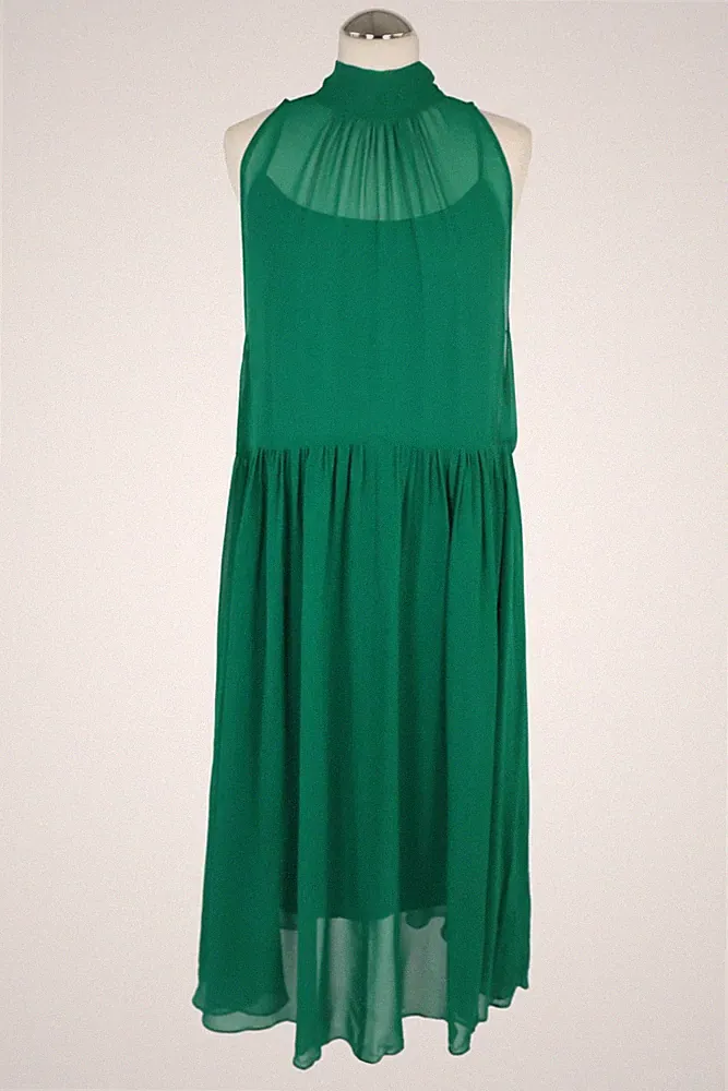 Club Monaco Damen Kleid Gr. 36 (4) Grün Kleid A-Linie Dress