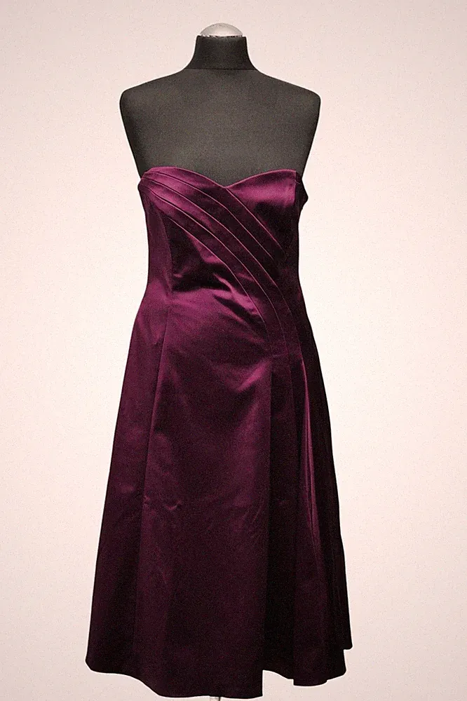 Coast A-Linie Kleid Cocktailkleid 38 lila violett changierend