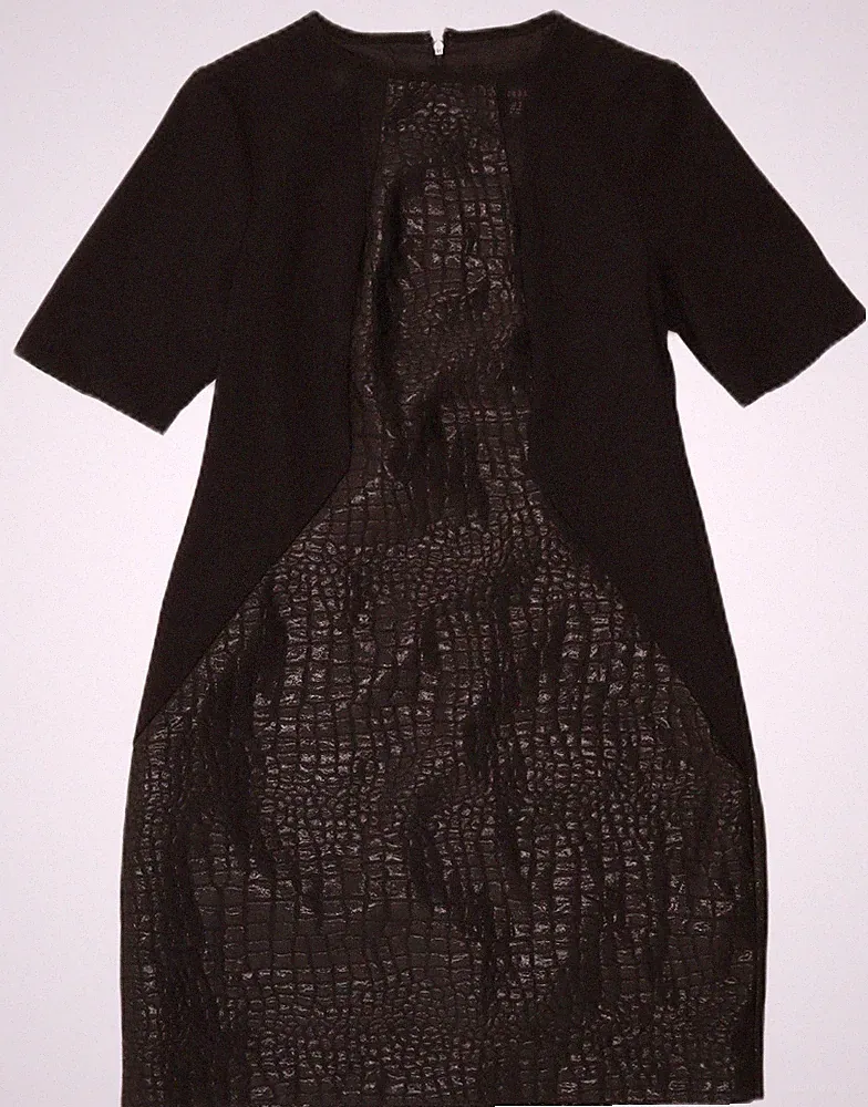 Coast Damen Etuikleid UK 12 Medium schwarz Viskose AF12