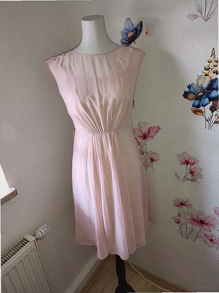 COAST Etuikleid Damen Gr. 34 s rosa seide Elegant Business Kleid