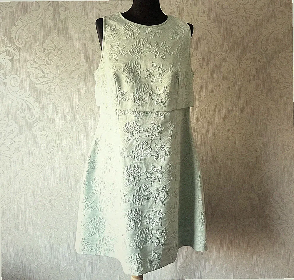 COAST festliches Kleid neuwertig Größe 16 Hochzeitsgast Brautmutter Sommer Event