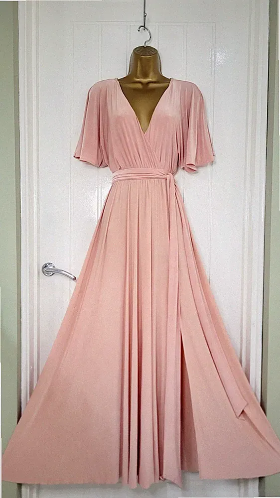 Coast Gr. UK 8 rosa blush rose stretchig Anlass Hochzeit Gast Rennen Kleid