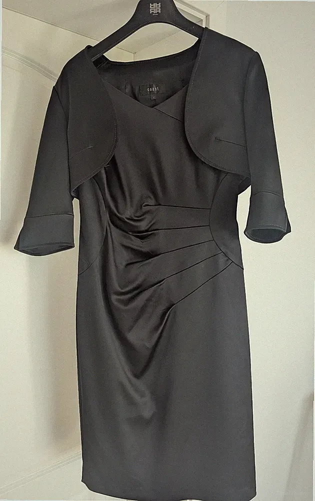 ♥️ coast schwarze Kleid & Blaser Gr.12 / 38
