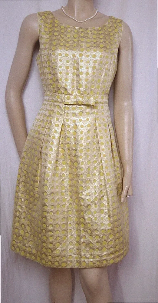Gelb Cocktailkleid