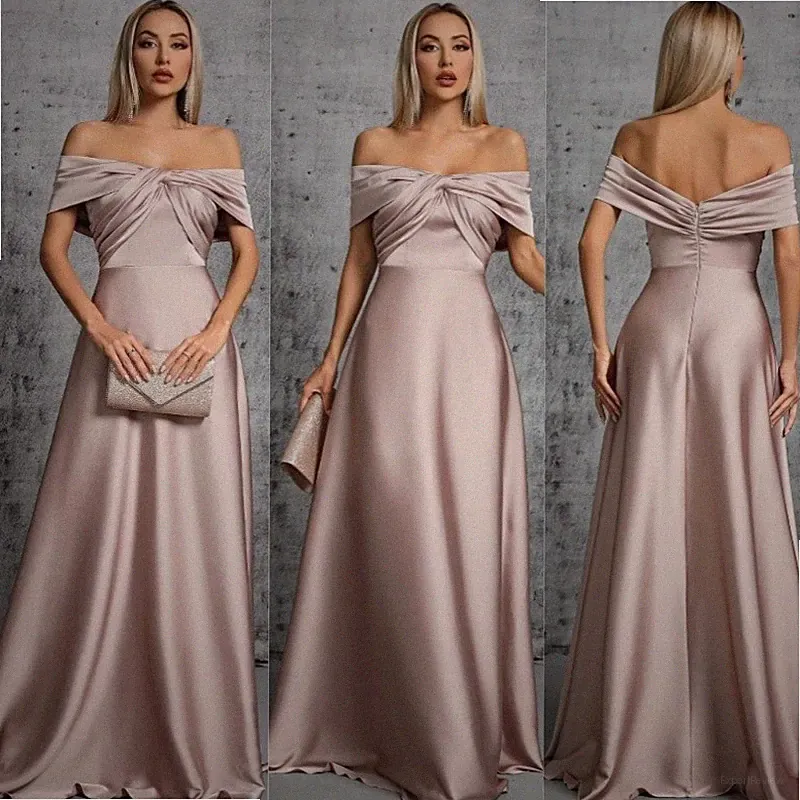 Cocktailkleid Größe 34-52 für Damen Abend Party Hochzeit Gast Schulterfrei