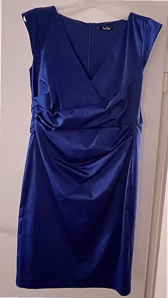 Cocktailkleid, Größe 42, Marke Vera Mont Soirée, tolles stahlblau