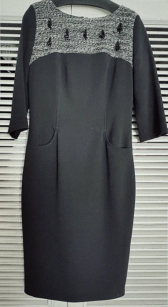Cocktailkleid Halbarm von Thomas Rath, Schwarz Gr.36