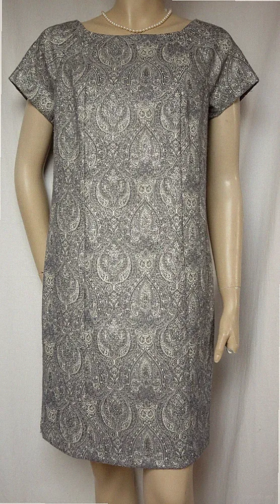 Grau Cocktailkleid
