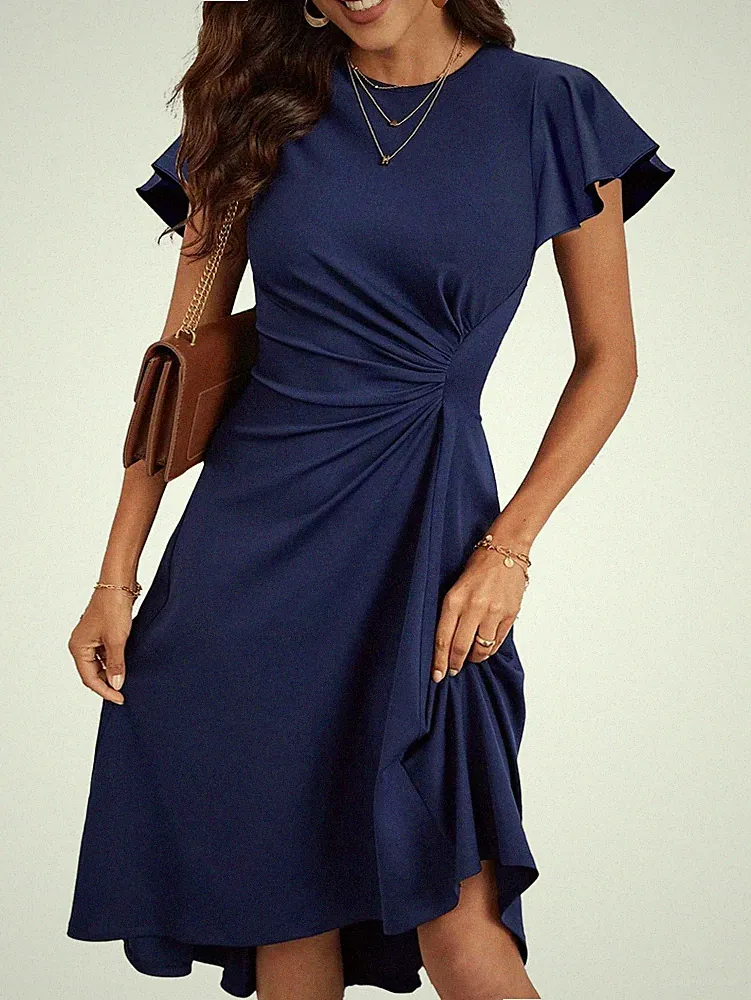 Jahrestag A Linien Kleid