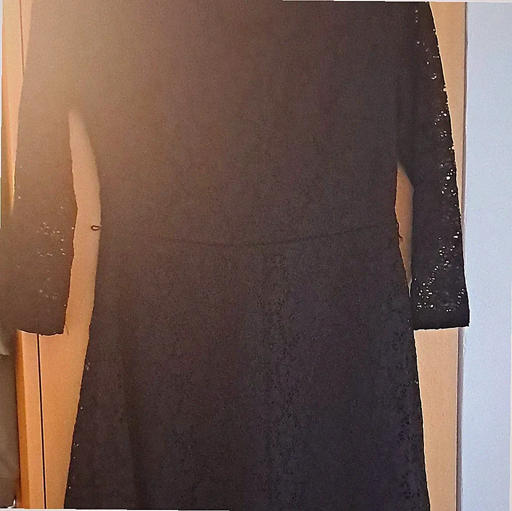 Colosseum Fashion Damen A-Linien-Kleid knieumspielend Rundhals Spitze M