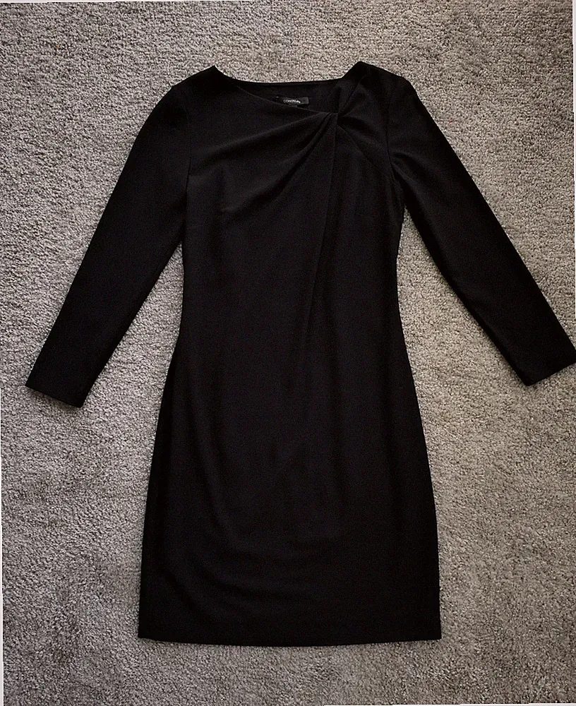 Comma Etuikleid Schwarz Gr. 34 Neu mit Etikett NP 139,99 € Business Abendkleid