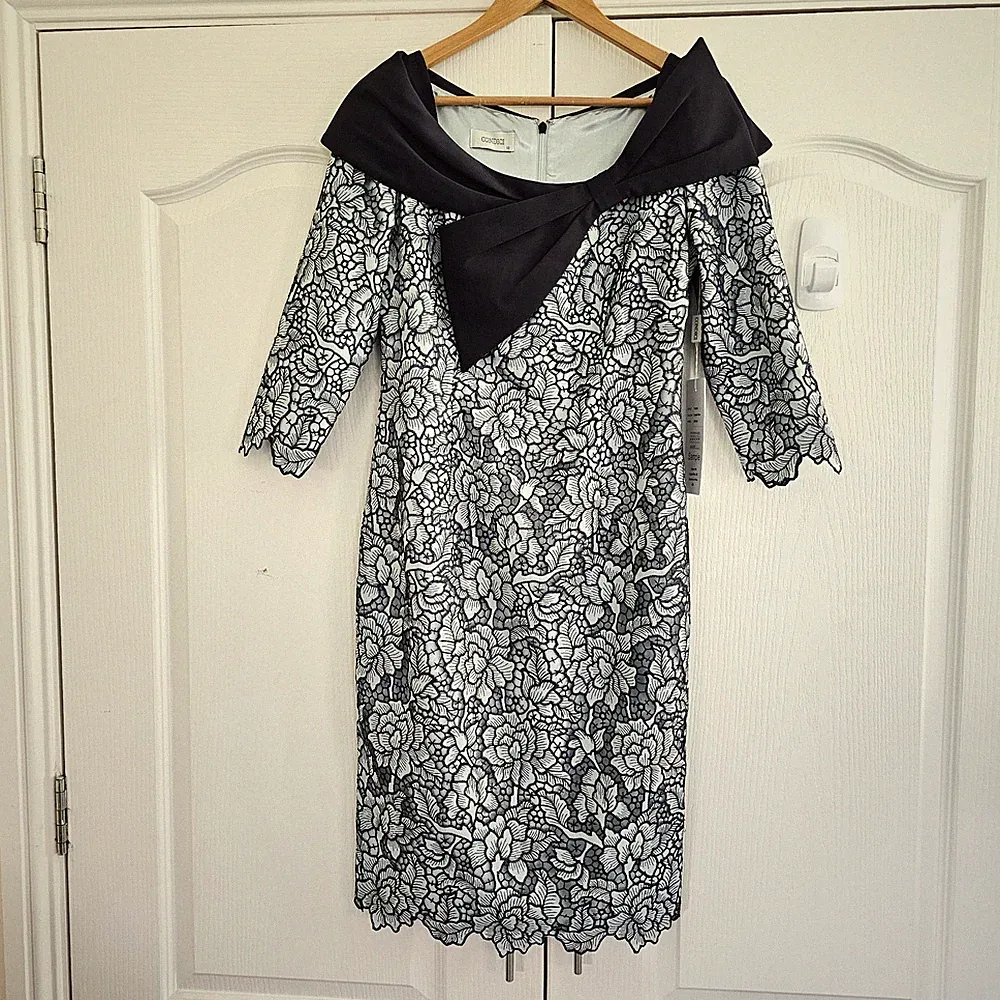 Condici 71206N kristallblaues Kleid Größe 10 Spitze Hochzeit Gast MOB Anlass Party