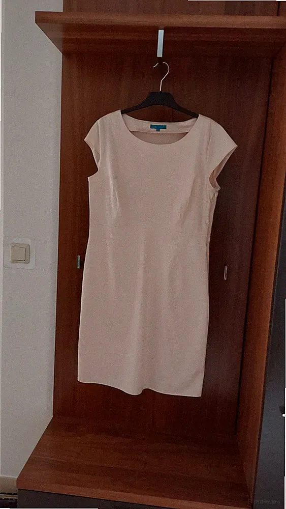 Cool Code elegant.Etuikleid beige Gr.42 Cotton 97% Elastan 3% StretchTop Zustand