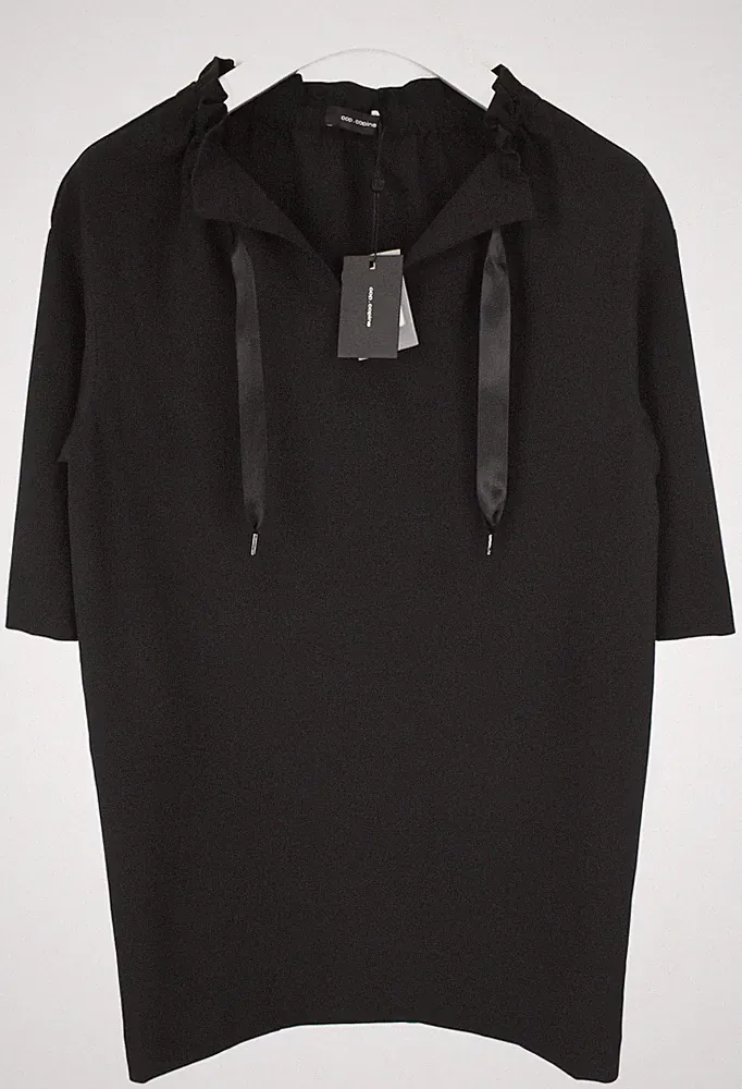 COP COPINE Fronce Kleid Damen EU38 A-Linie Gerafft 3/4 Ärmel