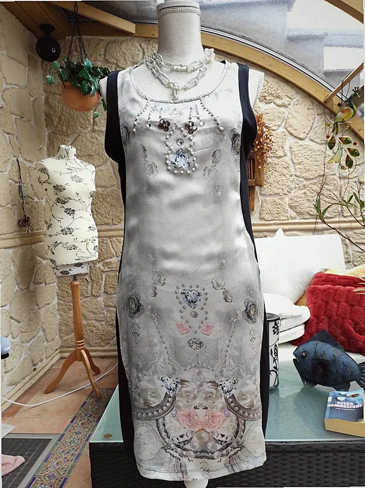 Cream Kleid Etuikleid Shirtkleid Tunika Bluse NP: 99,95 M L 38 40 Nostalgie Top