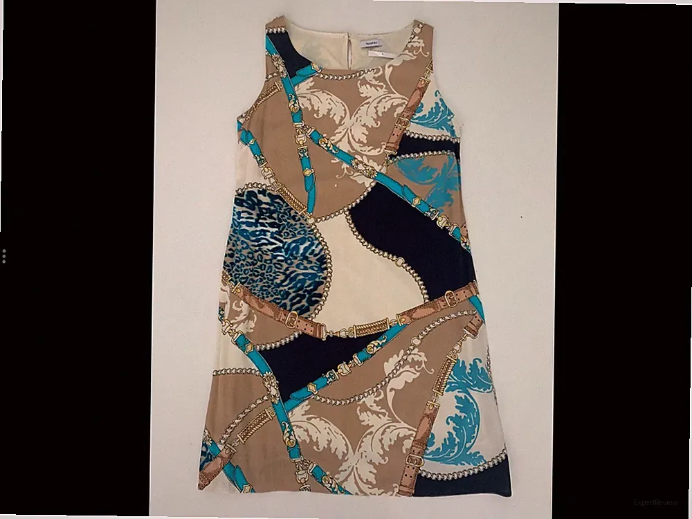 Damen Etuikleid Kleid Sommer Paisley S Casual-Look Ärmellos Neu Knielang Party