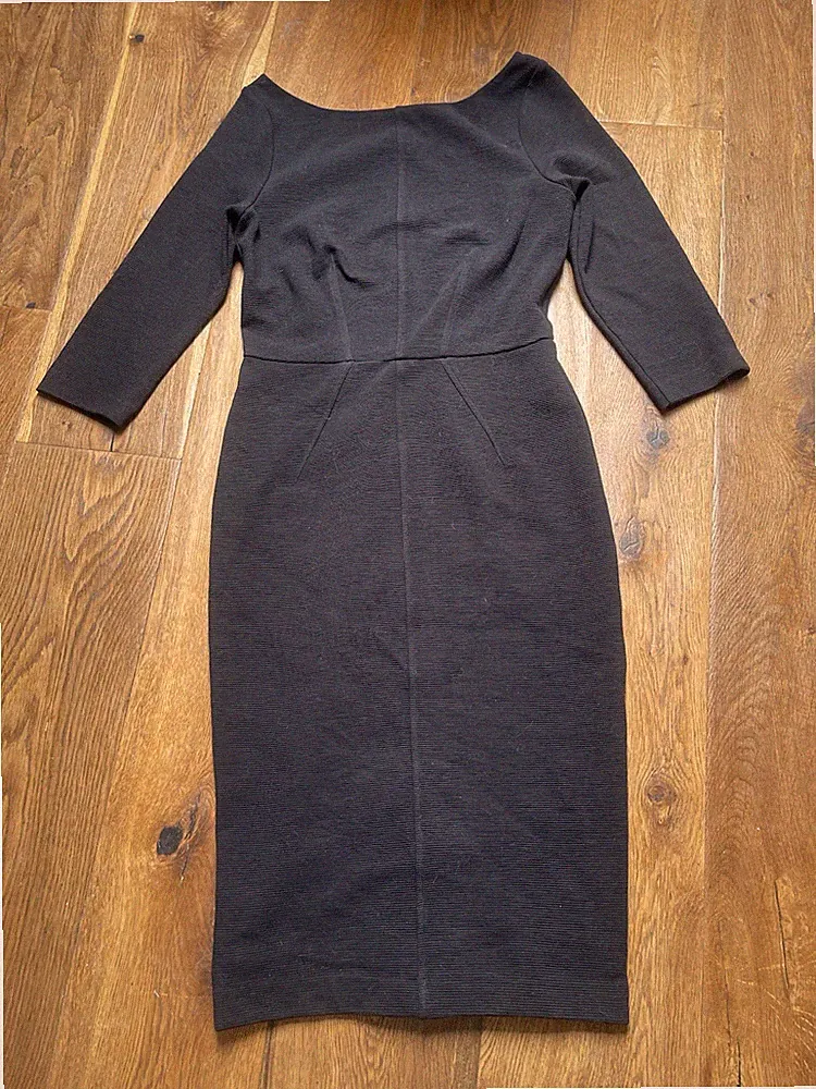 Damen Etuikleid Schwarz Gr. 10 R/ 36 von Boden