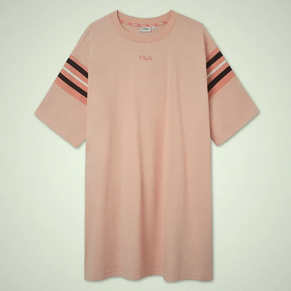 Damen Fila Terri T-Shirt übergroß XS Kleid