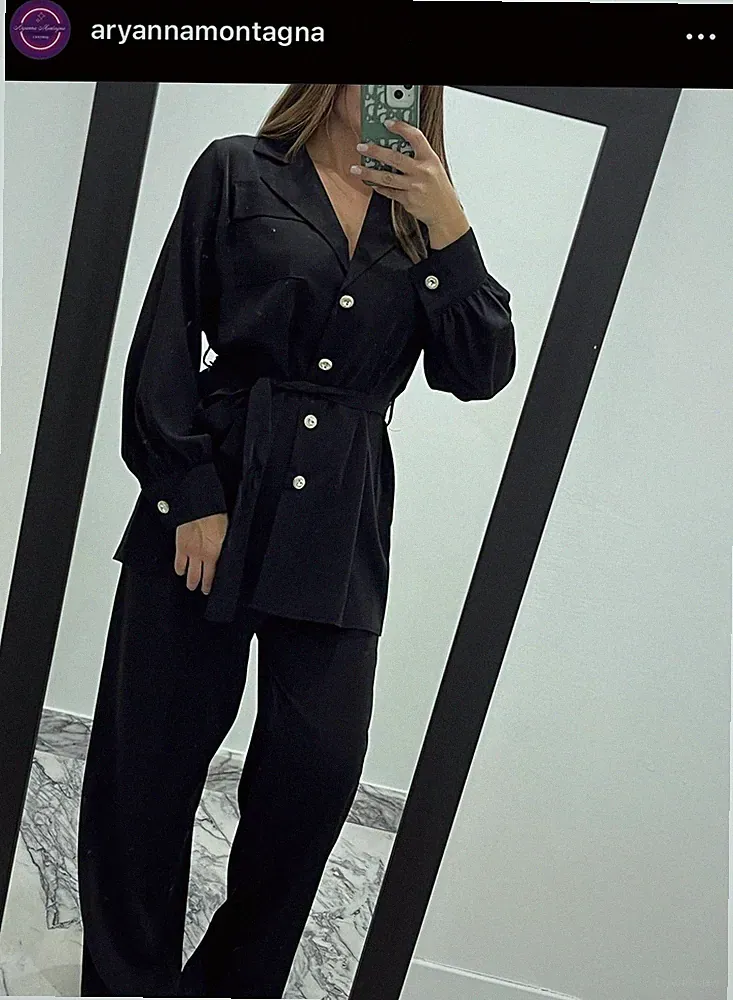 Damen Kleid Coord Set Einheitsgröße Passform "bequem