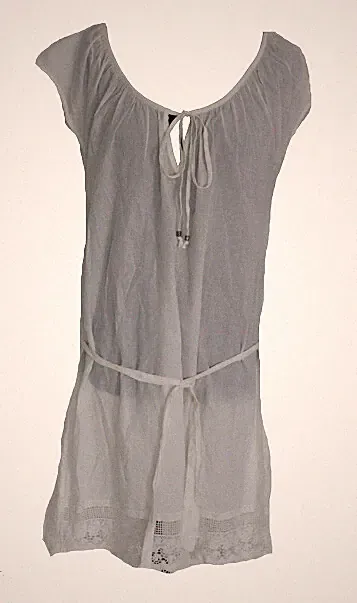 DAMEN KLEID ECRU OFFWHITE 047EF1A158 STRAND BEACHKLEID STRANDKLEID ESPRIT L 40