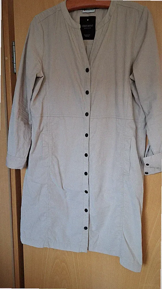 Damen-Kleid Feincord Beige "Street One" Gr.38