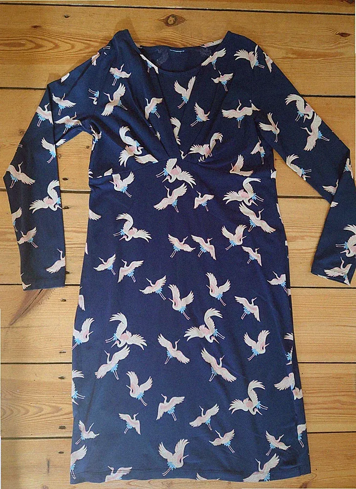 Damen Kleid für Schwangere, Größe 38 , Dunkelblau