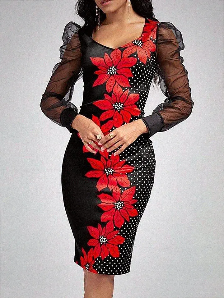 Damen Kleid Kurz Etuikleid Abend Festlich Partykleid und Freizeitkleid Dress