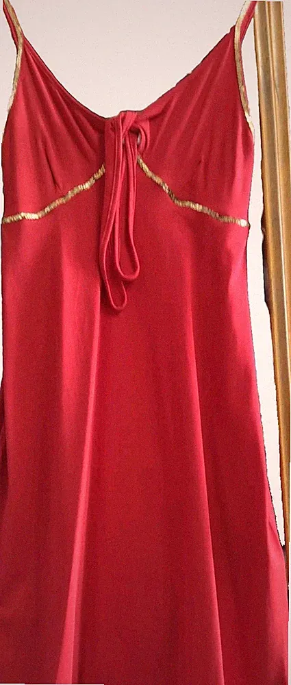 Damen Kleid schmale Träger