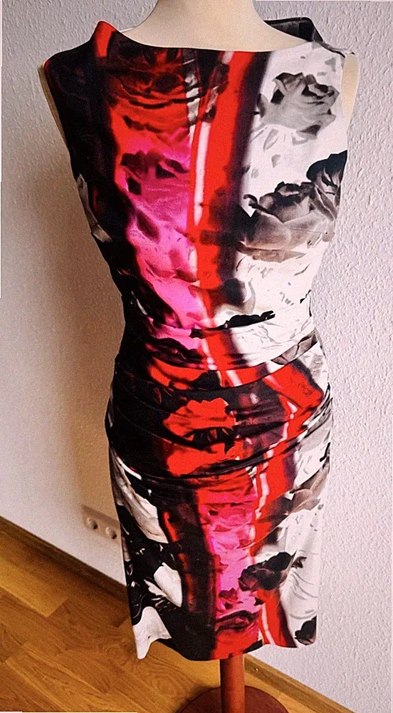 Damen Kleid Sommer Cocktail Abend Hochzeit Gr. 36 TALBOT RUNHOF Tailliert