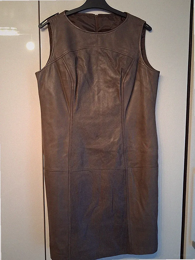 Damen Lederkleid Gr. 42/44 Betty Barclay